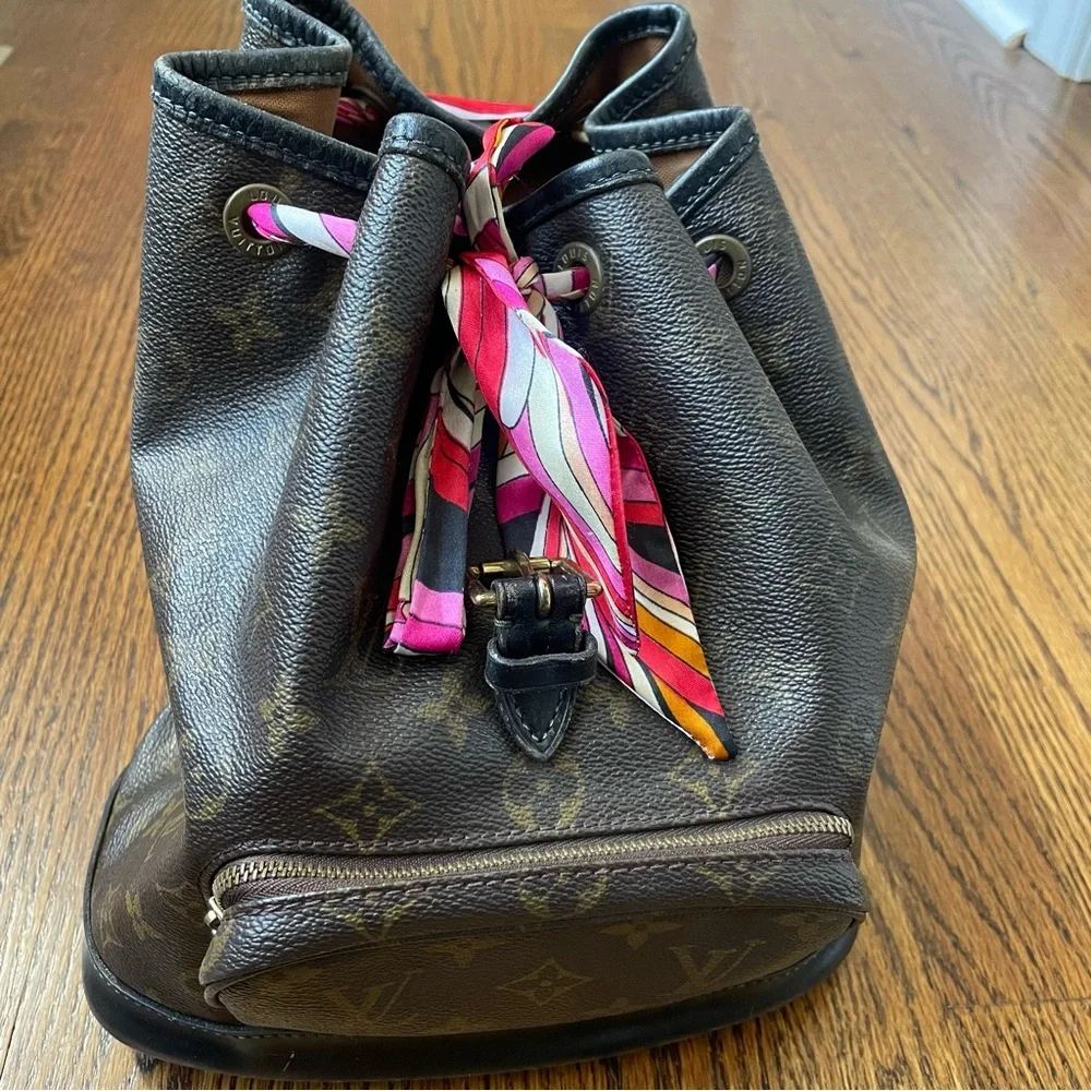 Authentic Louis Vuitton Monogram Montsouris MM Backpack - Picture 11 of 16